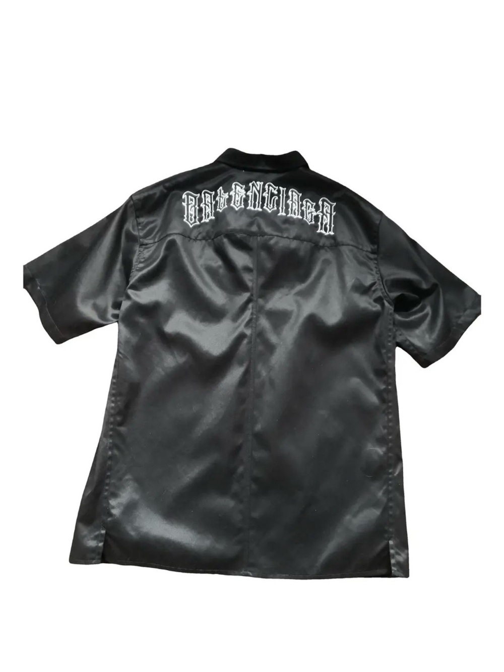 RUNWAY Exclusive! Kanye, Pusha-T, Fivio! Balenciaga black khaki button up shirt